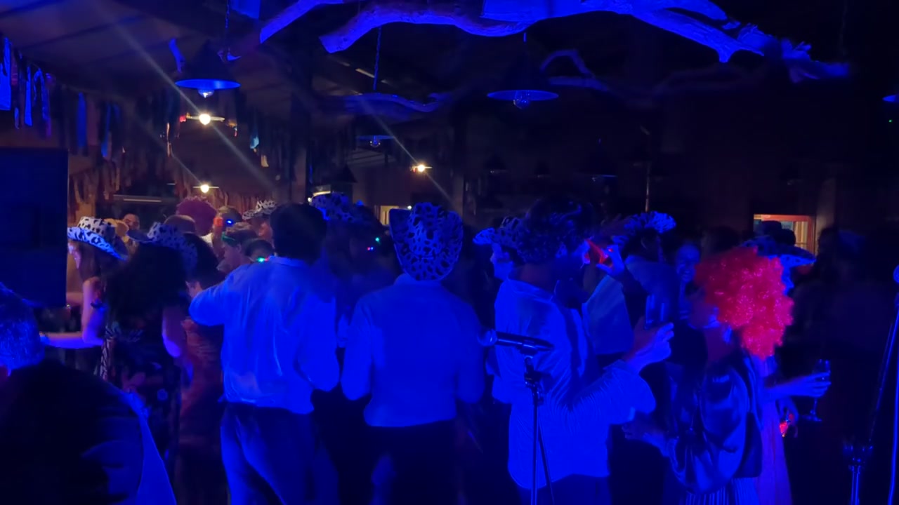 Guests enjoying a Big Dom DJ set